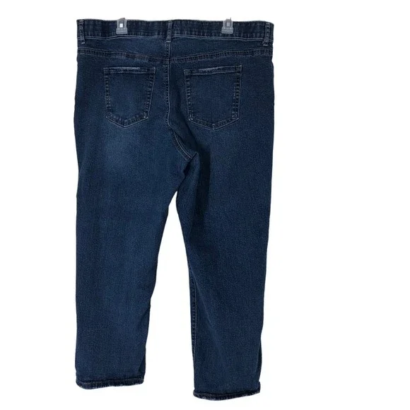 Terra & Sky Plus SZ 18 Boyfriend Jeans Distressed, Destroyed, Spandex Stretch - Picture 2 of 6